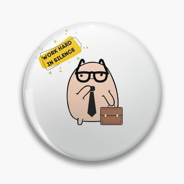 Item preview, Work in silence, little thumb guy's adventures designed and sold by Yellowsprint.