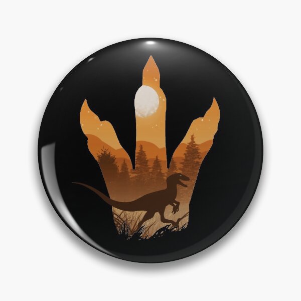 Item preview, Utahraptor Dinosaur at Night • Brown designed and sold by FalconArt.