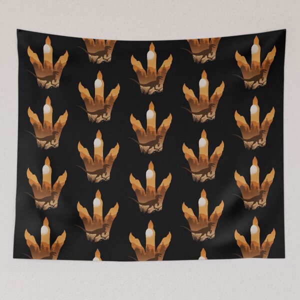 Item preview, Utahraptor Dinosaur at Night • Brown designed and sold by FalconArt.
