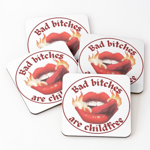 Item preview, bad bitches are childfree designed and sold by RebeccaART5.