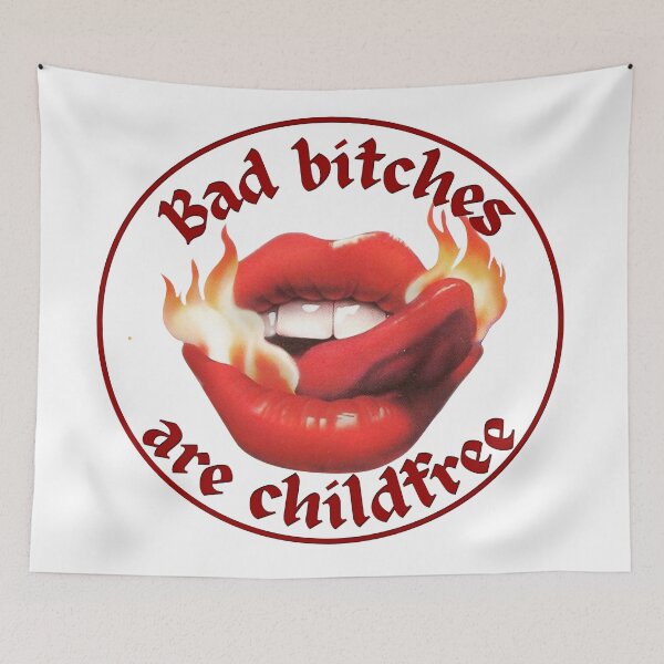 Item preview, bad bitches are childfree designed and sold by RebeccaART5.