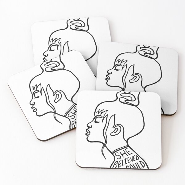 Item preview, She Believed She Could So She did - White Colorway designed and sold by Nicole Pico Mantilla.