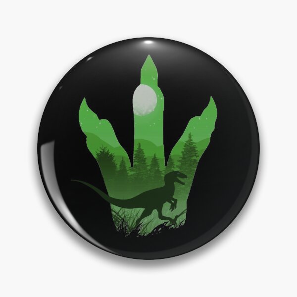 Item preview, Utahraptor Dinosaur at Night • Green designed and sold by FalconArt.