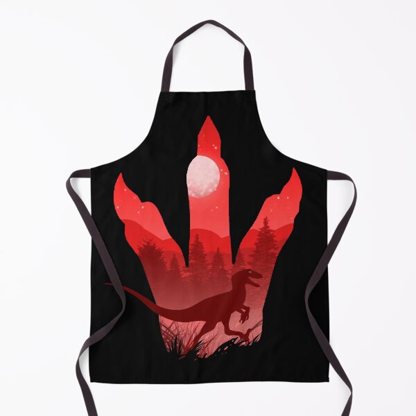 Item preview, Utahraptor Dinosaur at Night • Red designed and sold by FalconArt.