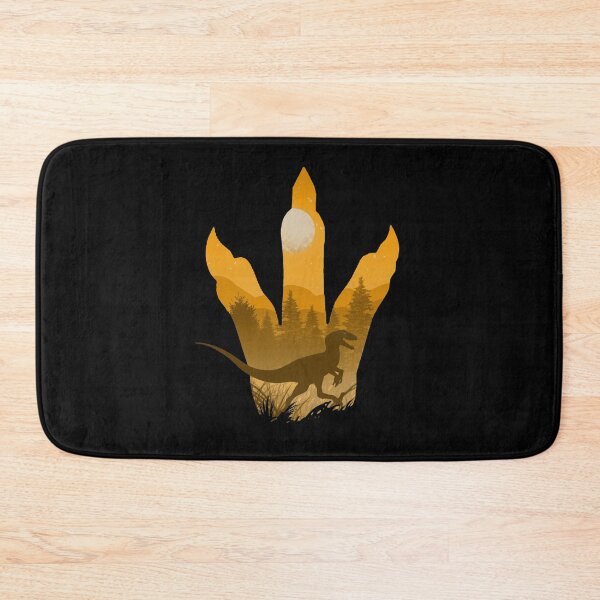 Item preview, Utahraptor Dinosaur at Night • Yellow designed and sold by FalconArt.