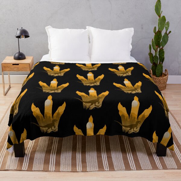 Item preview, Utahraptor Dinosaur at Night • Yellow designed and sold by FalconArt.