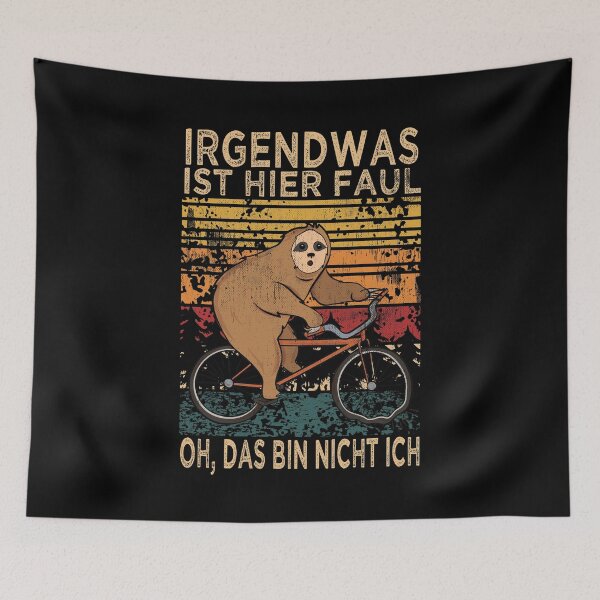 Item preview, Funny sloth saying cyclist biker retro vintage design designed and sold by brunsch-print.
