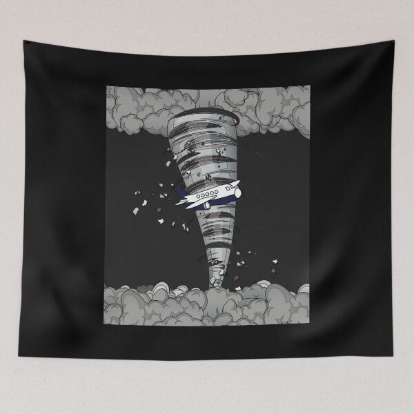 Item preview, Tornado Airplane Storm Weather designed and sold by flofin.