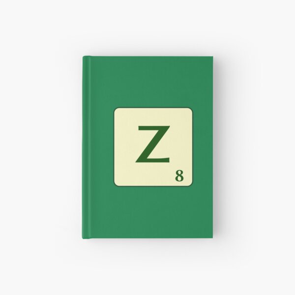 Fitxa de Scrabble de la Z de 8 punts Cuaderno de tapa dura