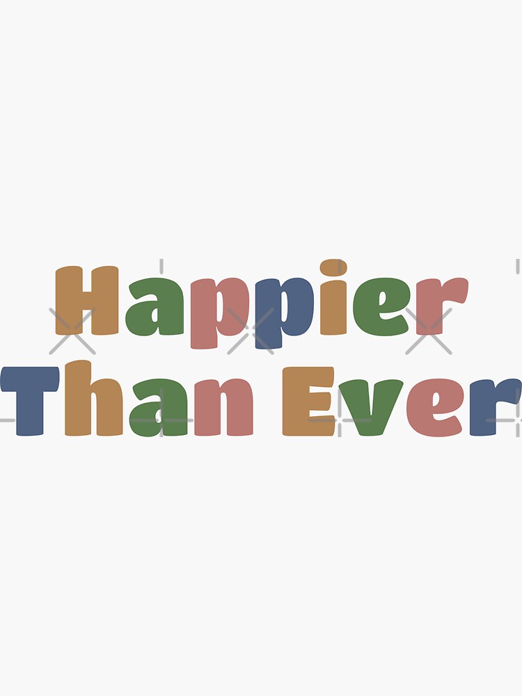 Happier Than Ever Exclusive Multicolor Vinyl