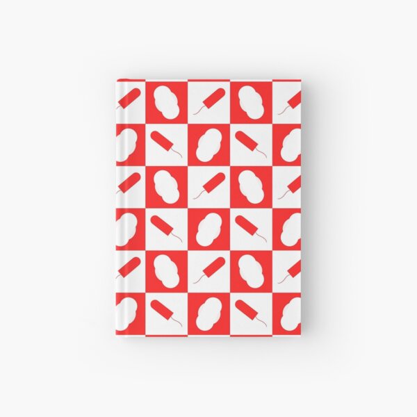 Pad and Tampon Grid Pattern Hardcover Journal