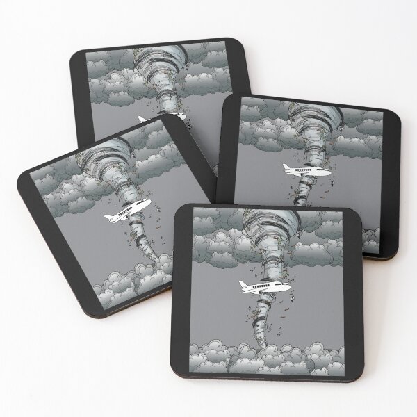 Item preview, Tornado Airplane Storm Weather designed and sold by flofin.