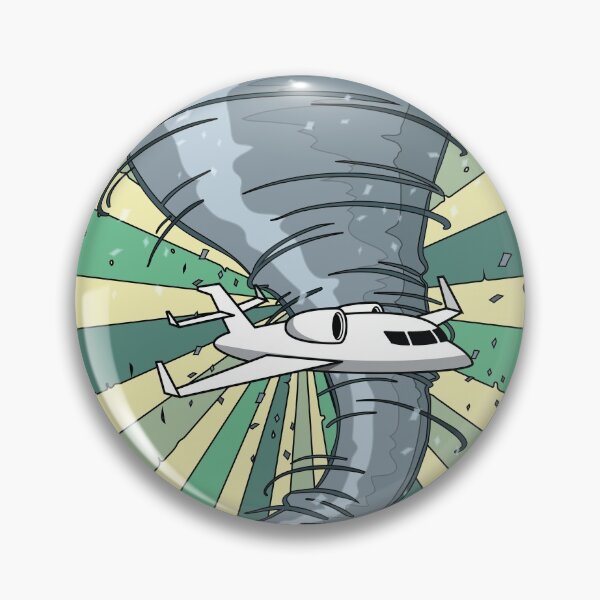 Item preview, Tornado Airplane Storm Weather designed and sold by flofin.