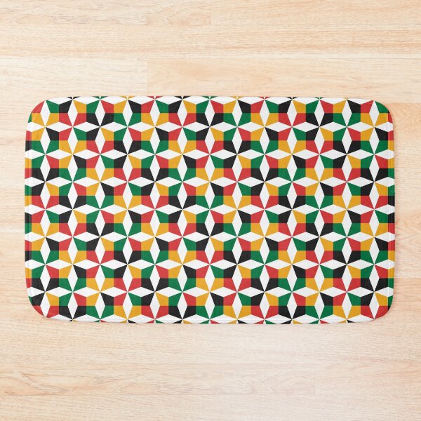 Item preview, Geometric Diamond Pattern (Rasta Colours) designed and sold by John Uttley.