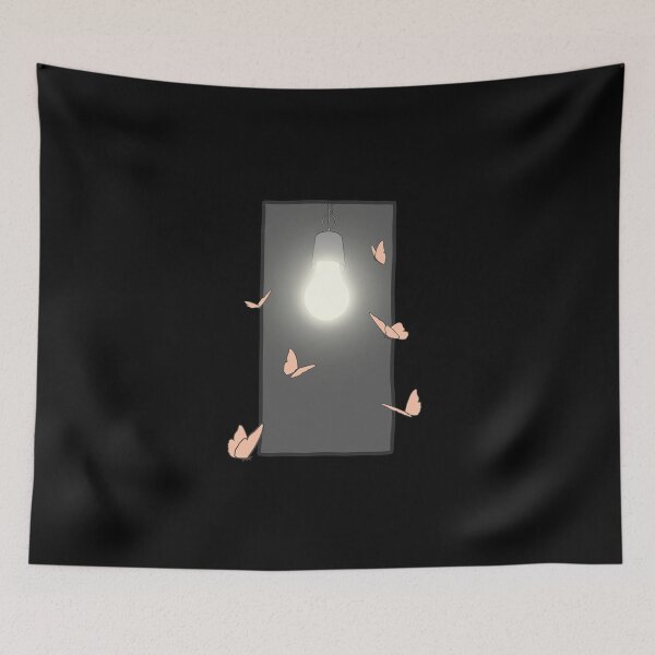 Item preview, Butterfly Bulb Illustrated Design designed and sold by NateUdy.