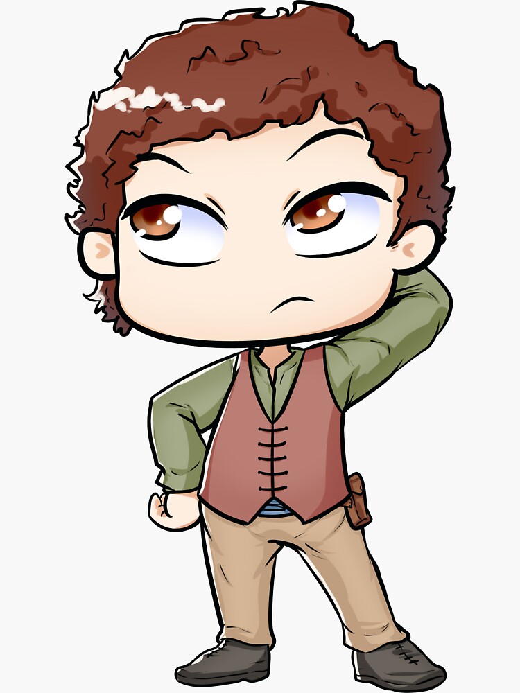 Thumbnail 3 of 3, Sticker, Petrin Chibi designed and sold by akrscott.
