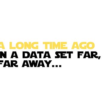 Artwork thumbnail, A long time ago in a data set far far away by Toad House Pixels