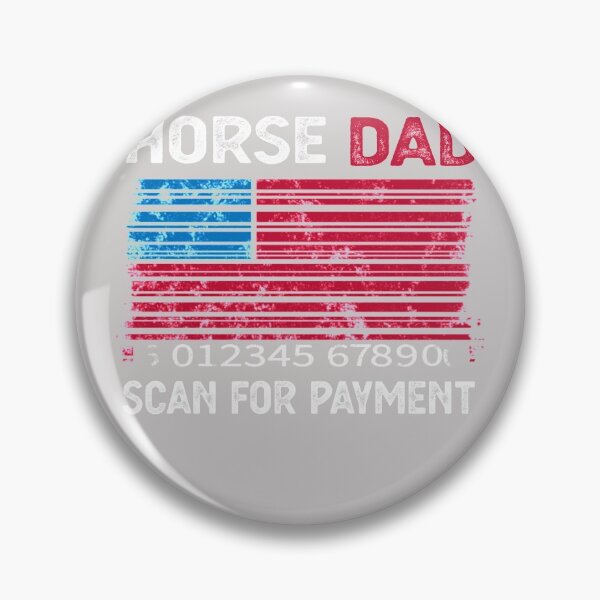 Item preview, Horse Dad Scan For Payment designed and sold by GINIART.