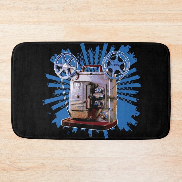 Item preview, Vintage 8MM Home Movie Cameras: Vintage Keystone 8MM Home Movie Projector on Blue Pop Art Splash designed and sold by GraffitiSoup.