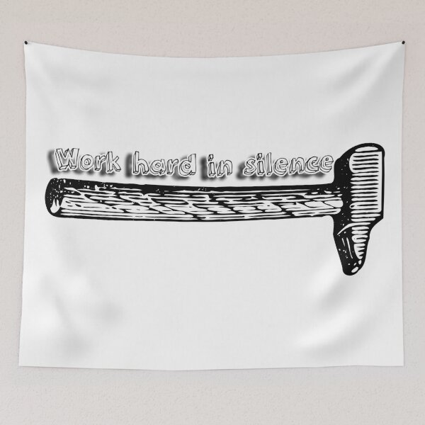 Item preview, Work hard in silence designed and sold by Yellowsprint.