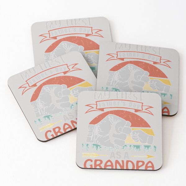 Item preview, My First Father's Day As A Grandpa Awesome New Grandfather designed and sold by GINIART.
