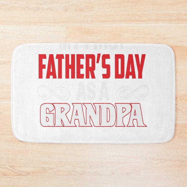 Item preview, My First Father's Day As A Grandpa Awesome New Grandfather designed and sold by GINIART.