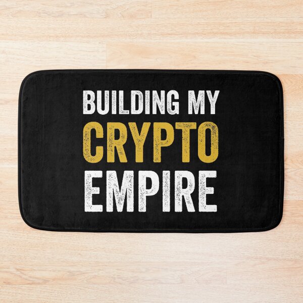 Item preview, Building My Crypto Empire designed and sold by Uppercase Tees.