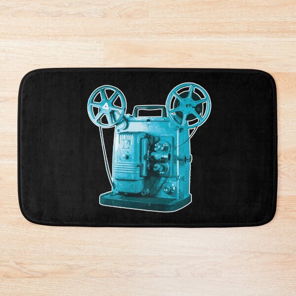Item preview, Vintage 8MM Home Movie Cameras: Vintage Keystone 8MM Home Movie Projector in Cyan designed and sold by GraffitiSoup.