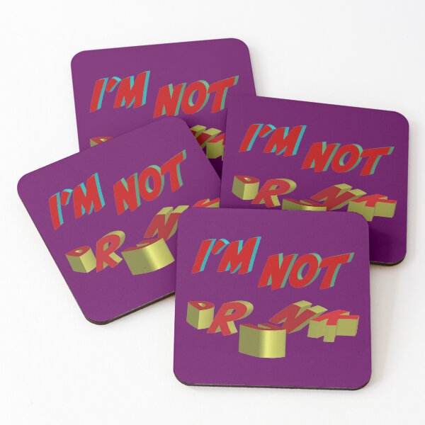 Item preview, I'm not drunk with 3D letters staggering designed and sold by MultistorieDog.