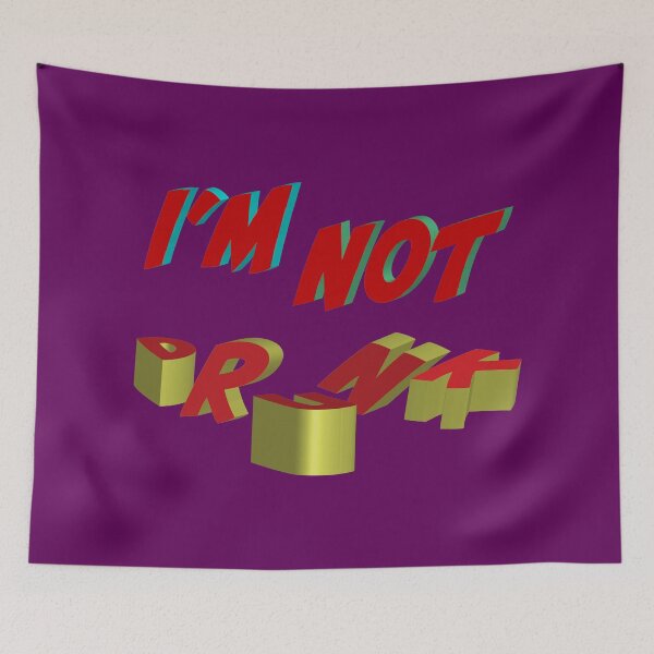 Item preview, I'm not drunk with 3D letters staggering designed and sold by MultistorieDog.