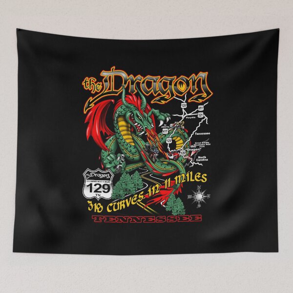 Item preview, The Dragon North Carolina Tennessee designed and sold by hobrath.