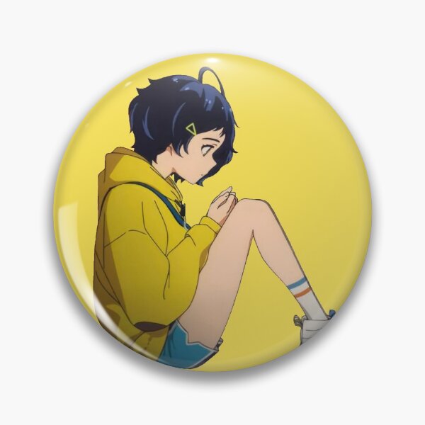 Item preview, Cute Ai Ohto Seated Down (Yellow BG) designed and sold by FilipeFerreira.