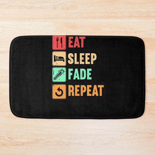 Item preview, Eat Sleep Fade Repeat Barber Gift designed and sold by jeffded.