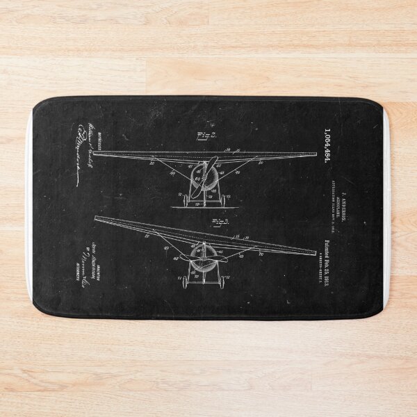 Item preview, Aeroplane 1913 - black designed and sold by Delphimages Art.