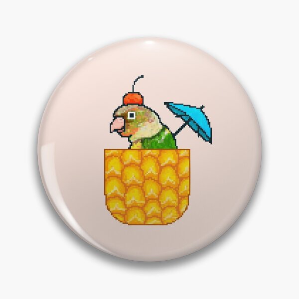 Item preview, Pineapple Conure with Pineapple and Cherry designed and sold by AlbinoSnowman.