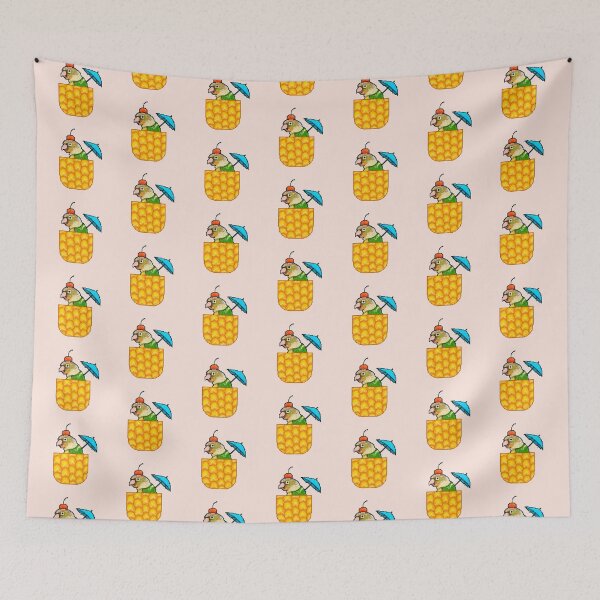 Item preview, Pineapple Conure with Pineapple and Cherry designed and sold by AlbinoSnowman.