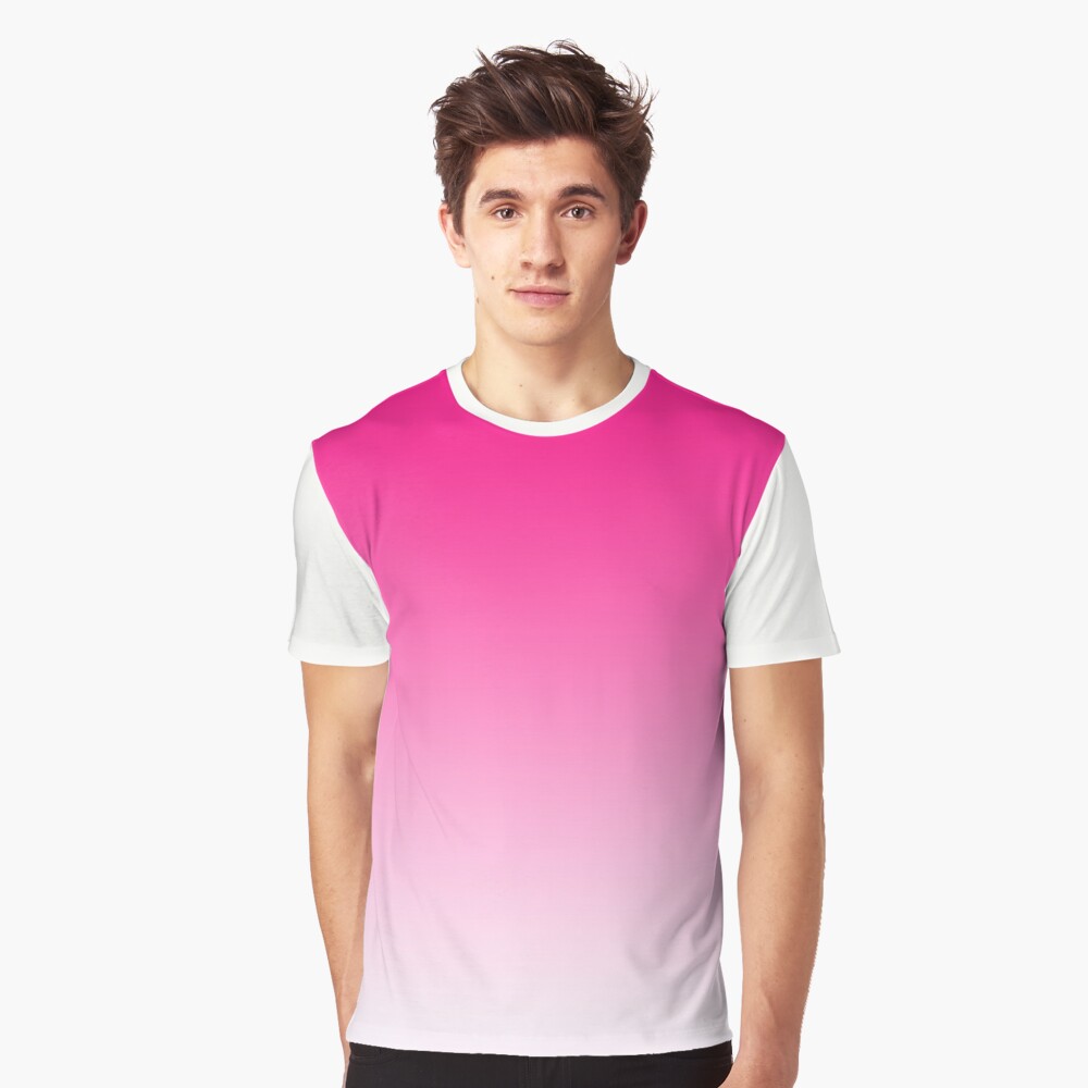 Colour gradient Crew Neck T-shirt with 40% discount!