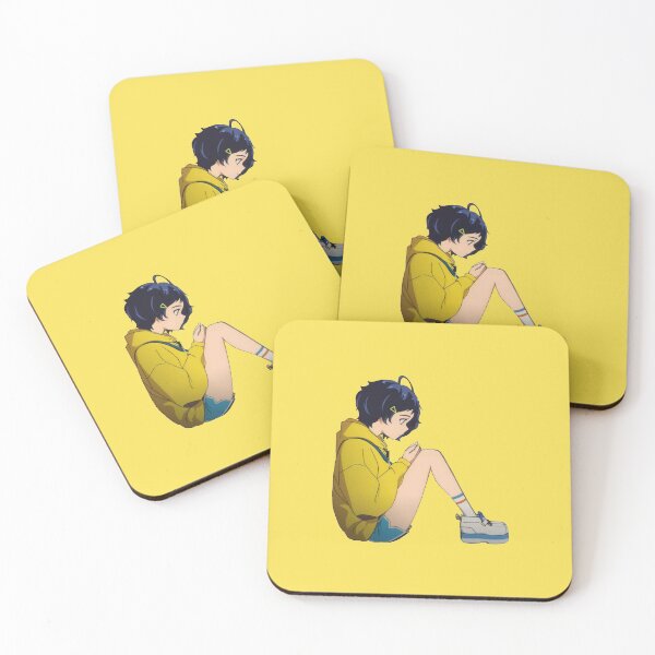 Item preview, Cute Ai Ohto Seated Down (Yellow BG) designed and sold by FilipeFerreira.