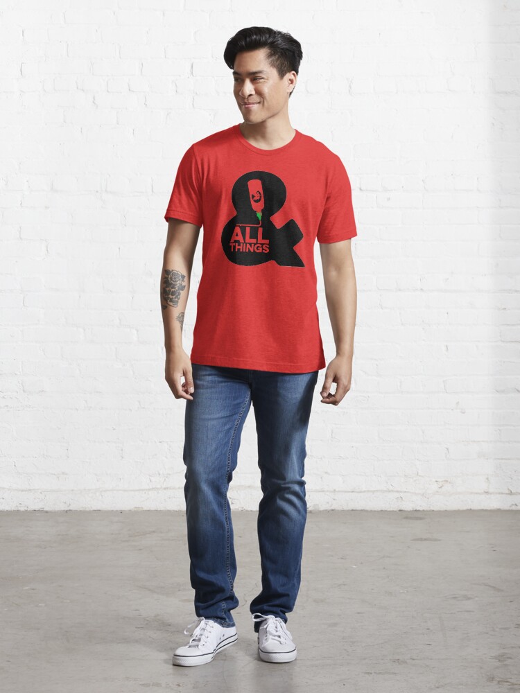Alternate view of Sriracha & ALL THINGS Essential T-Shirt