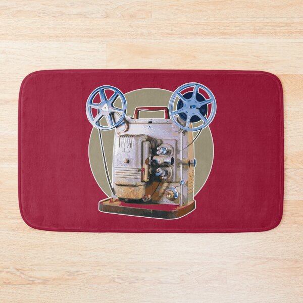 Item preview, Vintage 8MM Home Movie Cameras: Retro Keystone 8MM Home Movie Projector on Tan Circle designed and sold by GraffitiSoup.
