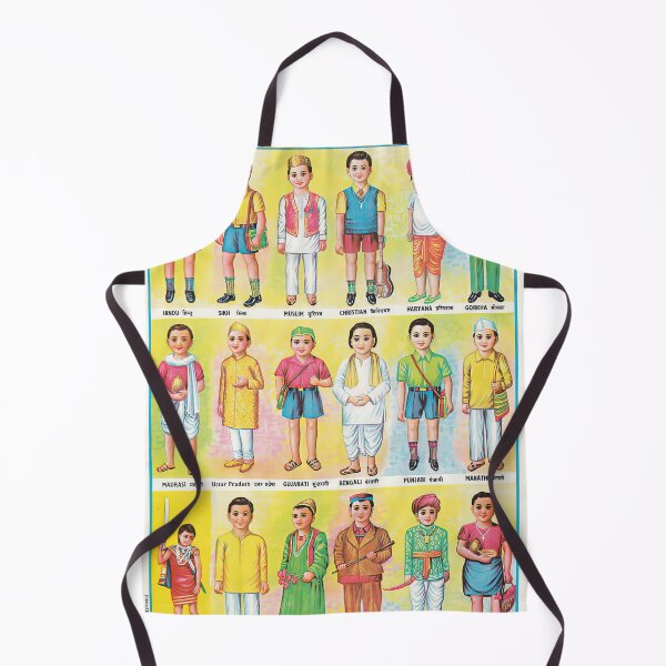 Item preview, Illustrated Chart From India - CHILDREN OF INDIA Rare Vintage High Quality designed and sold by VISIBLECREATION.