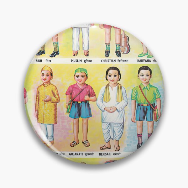 Item preview, Illustrated Chart From India - CHILDREN OF INDIA Rare Vintage High Quality designed and sold by VISIBLECREATION.