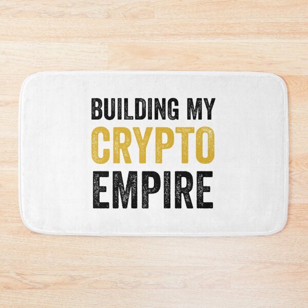 Item preview, Building My Crypto Empire designed and sold by Uppercase Tees.