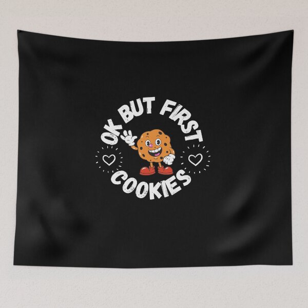 Item preview, Ok But First Cookies ,Funny Cookies designed and sold by AMINE  ★★★★★.