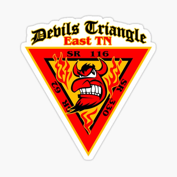 Devils Triangle Tennessee Sticker