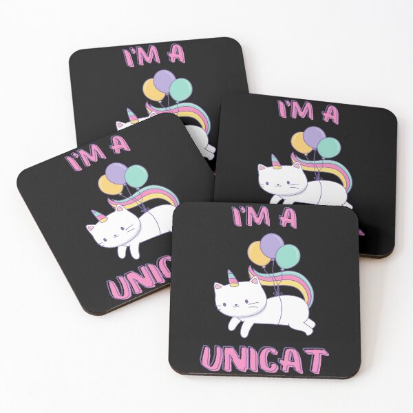 Item preview, I'm A Unicat Funny Cat Unicorn Saying Motif designed and sold by DerEmmat.