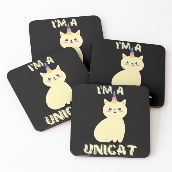 Item preview, I'm A Unicat Funny Cat Unicorn Saying Motif designed and sold by DerEmmat.