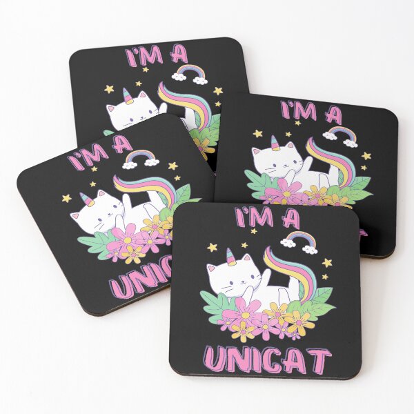 Item preview, I'm A Unicat Funny Cat Unicorn Saying Motif designed and sold by DerEmmat.