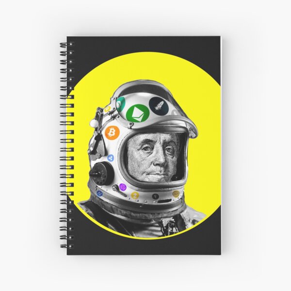 Item preview, Crypto Benjamin | Cyber Space Astronaut Miner | Yellow designed and sold by spinolator.