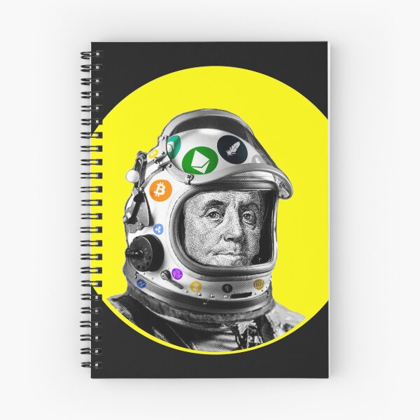 Item preview, Crypto Benjamin | Cyber Space Astronaut Miner | Yellow designed and sold by spinolator.